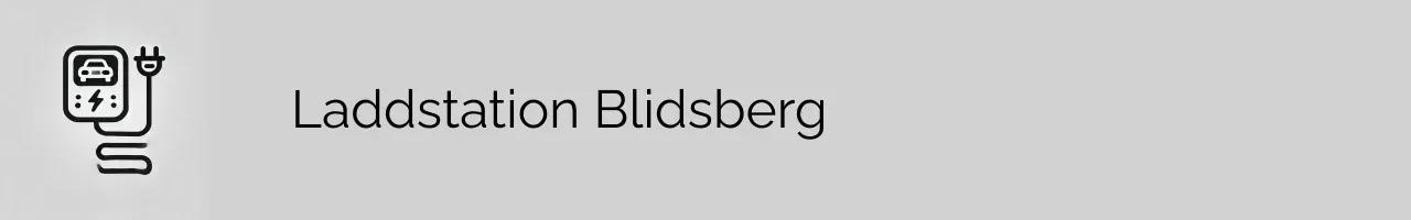 Laddstation Blidsberg