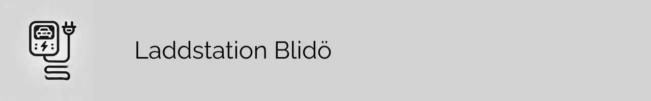 Laddstation Blidö