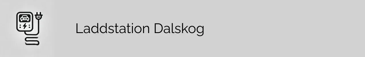 Laddstation Dalskog