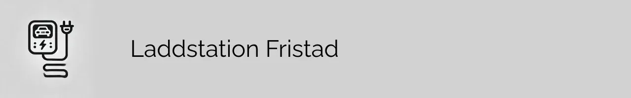 Laddstation Fristad