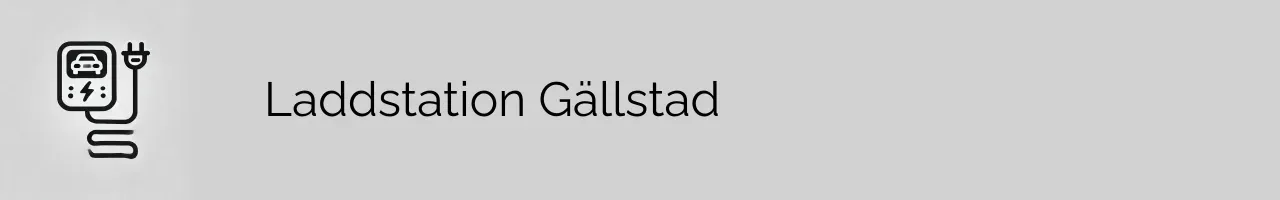 Laddstation Gällstad