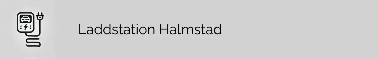 Laddstation Halmstad