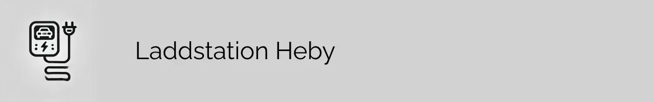 Laddstation Heby