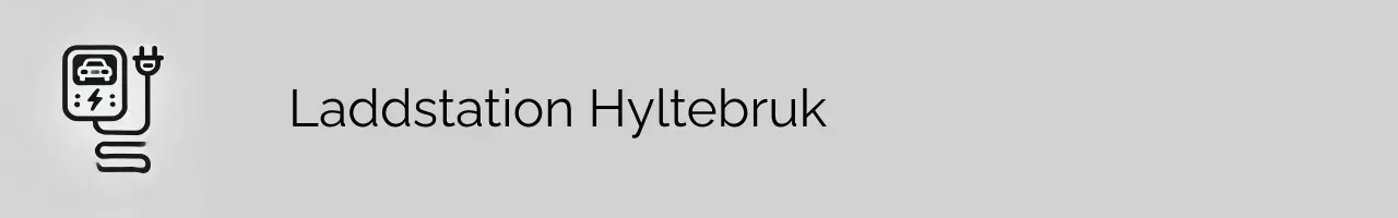 Laddstation Hyltebruk