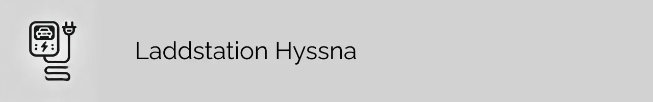 Laddstation Hyssna