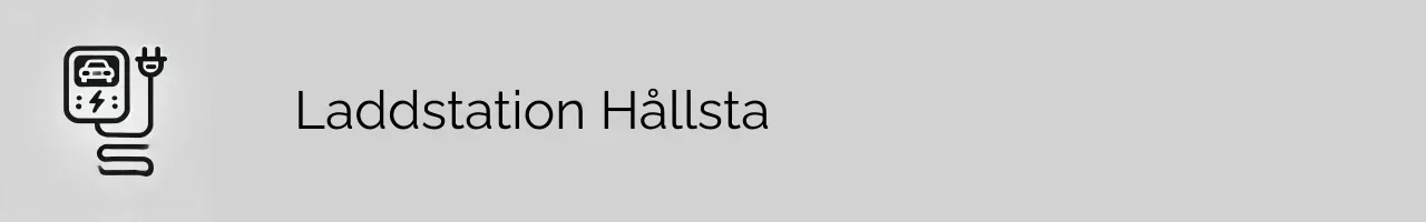 Laddstation Hållsta