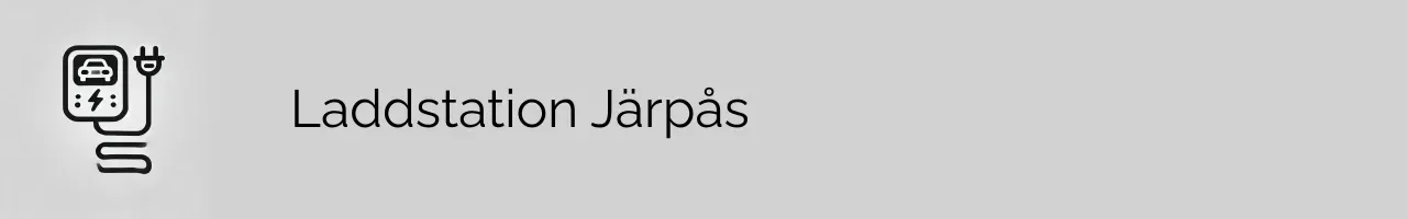 Laddstation Järpås