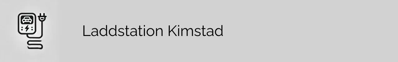 Laddstation Kimstad