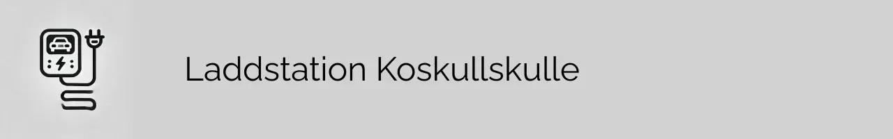 Laddstation Koskullskulle