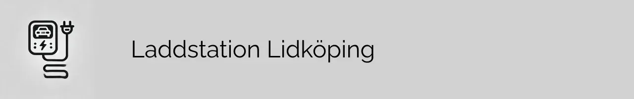 Laddstation Lidköping