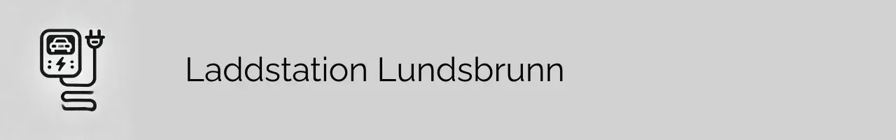 Laddstation Lundsbrunn