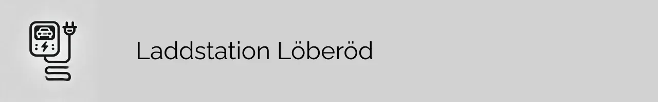 Laddstation Löberöd