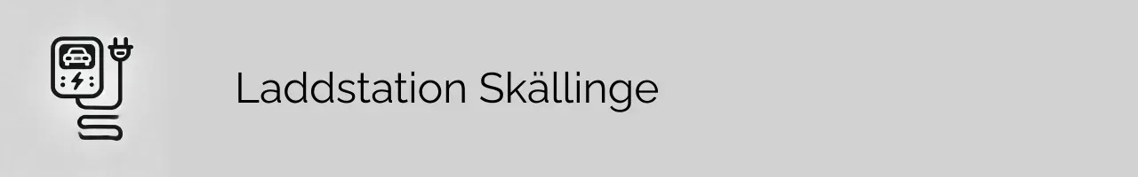 Laddstation Skällinge