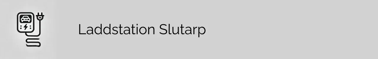 Laddstation Slutarp