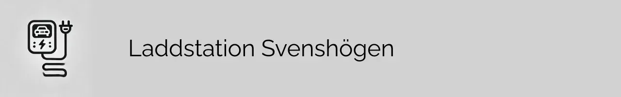 Laddstation Svenshögen