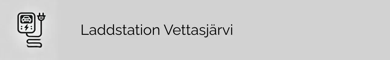 Laddstation Vettasjärvi