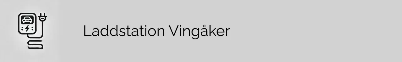 Laddstation Vingåker