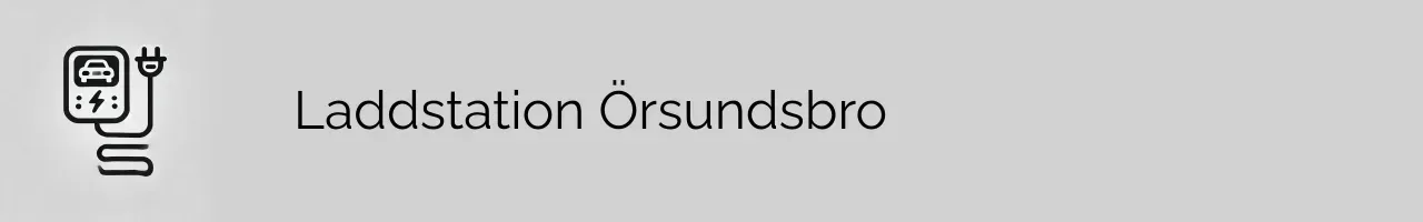 Laddstation Örsundsbro